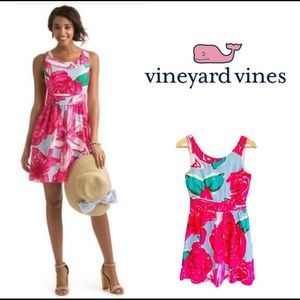 Vineyard Vines Kentucky Derby silk dress 4